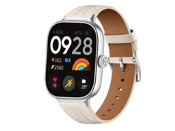 Bracelete para Redmi Watch 6 / 5 / 4 Couro Genuíno Blocos de Cores Starlight XIAOMOYU