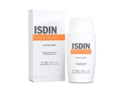 Isdin Fotoultra Active Unify Creme Solar Facial Despigmentante Spf50+ / 50ml