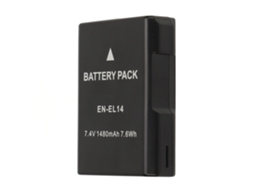 Camera Battery En‑el14 Lithium Ion 1480mah Rechargeable Battery 7.4v Replacement For Nikon D3100 P7000 D5100 P710 LAXISCREED