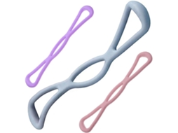 Conjunto De 3 Faixas Resistência Para Ioga Homoyoyo, Alta Elasticidade E Extra Forte, Alongamento Corporal