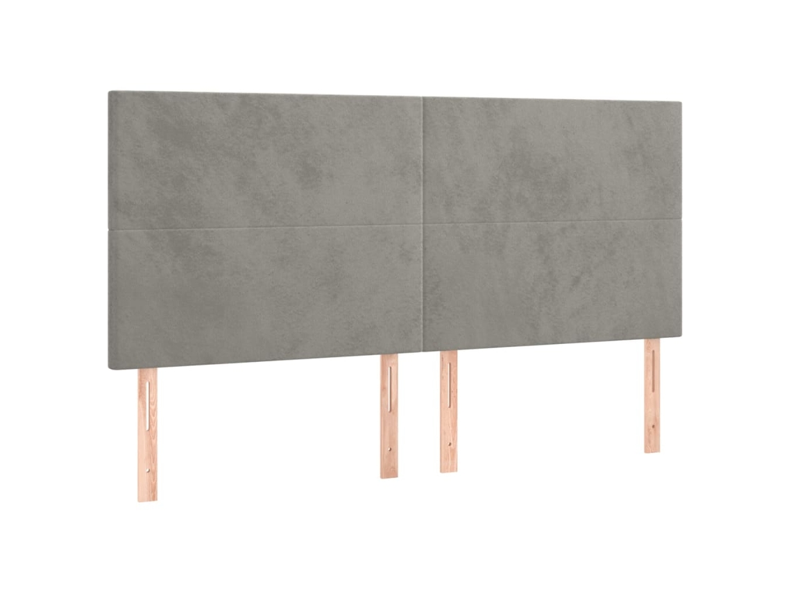 Headboard, Headboards Vidaxl Cinzeto Veludo (160 Cm)