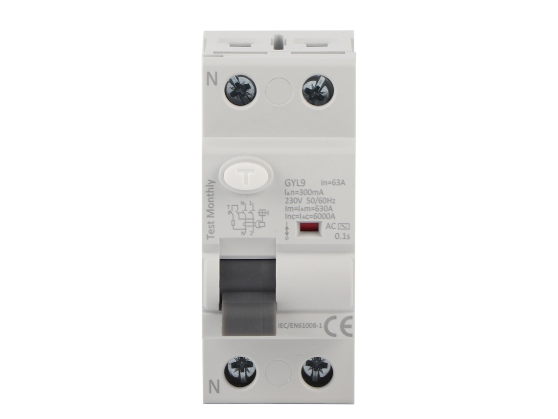 Interruptor De Circuito Gyl9 2p 230v 50/60hz Ip20 Protector Contra Fugas De Corriente