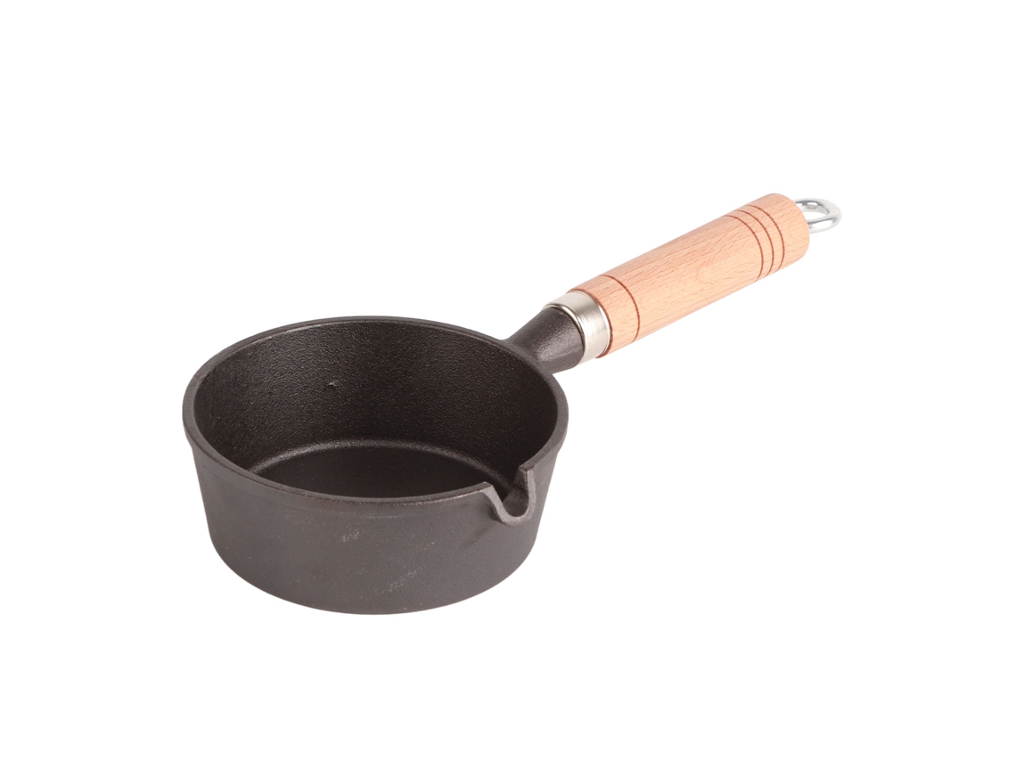 Frigideira mini de ferro fundido antiaderente para ovos e café da manhã 13x5cm S/MARCA