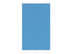 Vidaxl Plissado Cego Azul 120x200 Cm Largura Tecido 119,4 Cm Poliéster