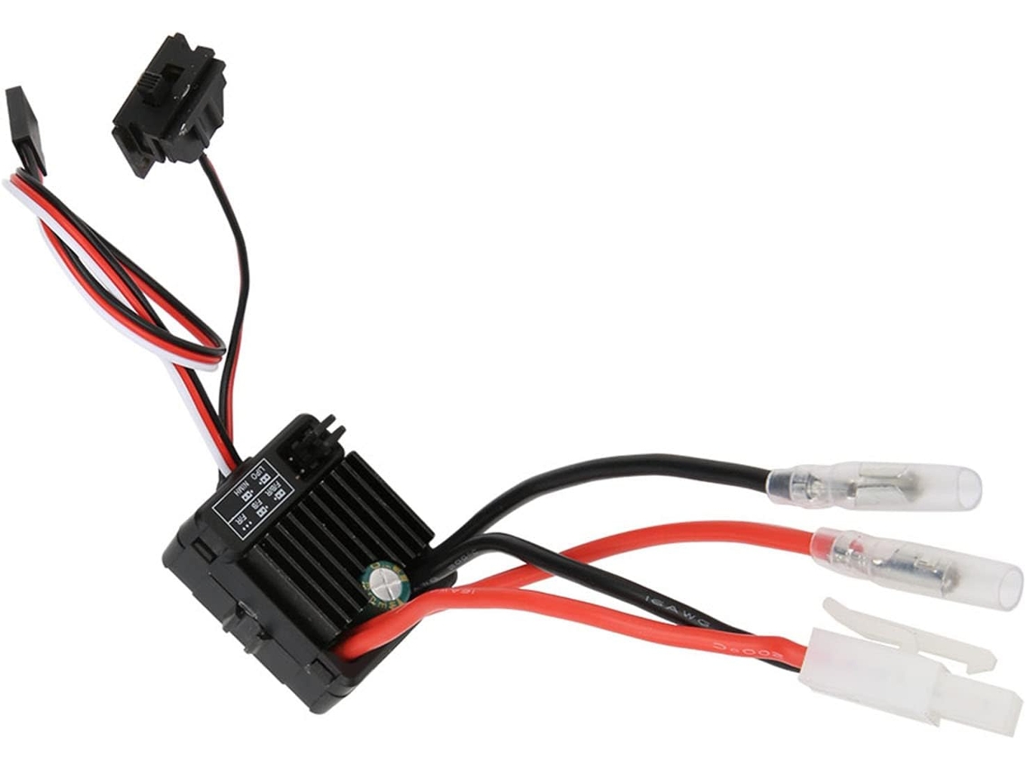 Controlador de Velocidade Eletrônico 2 3s 60a com Saída Bec 6v/3a para Carros Rc /10 Alta Compatibilidade e Robustez SFUSHOS (esc)