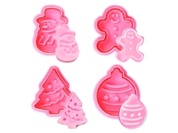 Cortador De Biscoitos De Silicone Com Design Estampado