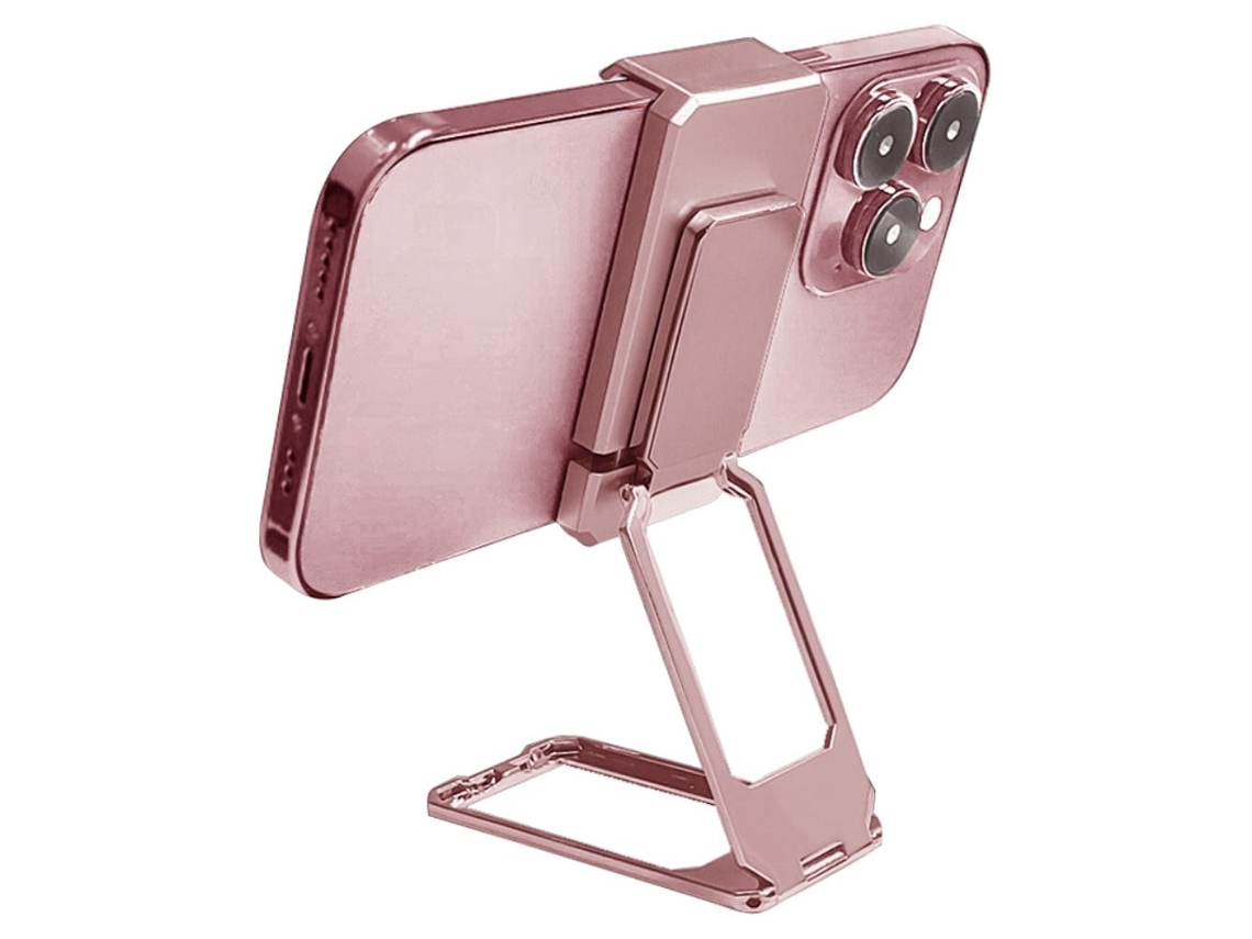 Suporte Universal De Metal 360 Graus Para Telefone - Ouro Rosa-aquaforge