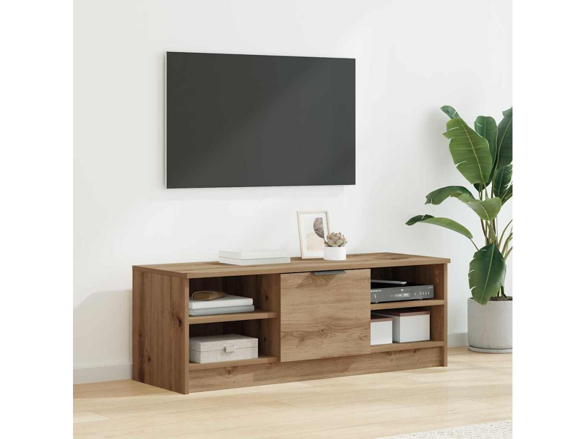 Vidaxl Gabinete Para Tv 102 X 35 X 36,5 Cm Carvalho Artesanal