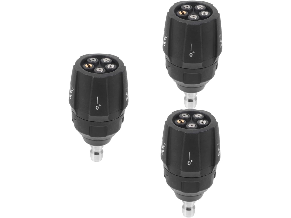 Conjunto De 3 Bicos Para Lavadora De Alta Pressão Com