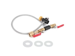 Kit Conector para Recarga de Tanque de CO2 com Mangueira PTFE 24 polegadas