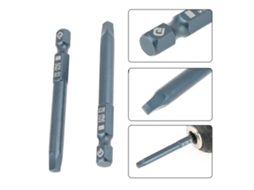 Conjunto De 10 Brocas De Parafusadeira De Cabeça Quadrada S2 Aço, 6,3mm 1/4" Cabo Hexagonal, 65mm