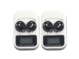 Cargador Recargable Lcd De 2 Piezas Para Baterías Botón De Litio Lir2016 Lir2025 Lir2032