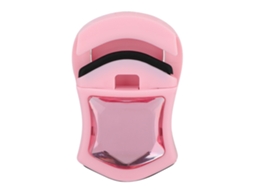 Mini Curlador De Cílios Portátil Com Borracha Ferramenta De Maquiagem Cílios Rosa