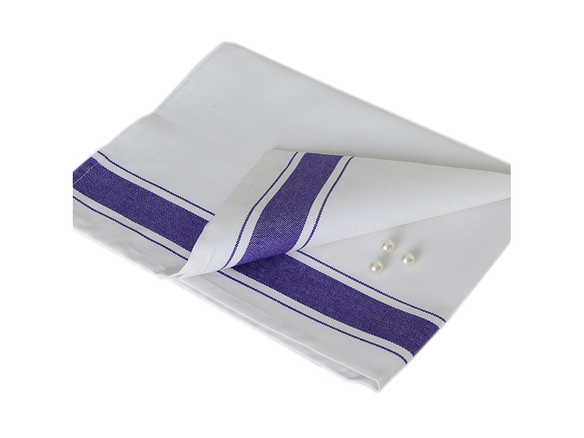 Guardanapos Listrados de 6 Peças Guardanapos de Algodão 50 X 30 Cm Guardanapos de Pano Listrados para Casa Cozinha Restaurante Roxo