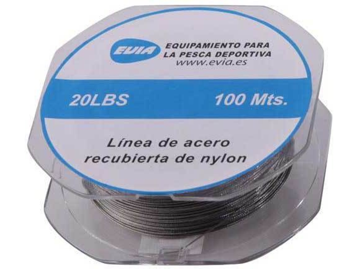 Linha de Pesca Chumbos e aços EVIA Steel&nylon Cable (0.750 mm - 0,50 mm)