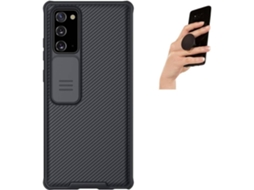 Capa Popsocket Note Camshield Para Samsung Yemaesre Preto