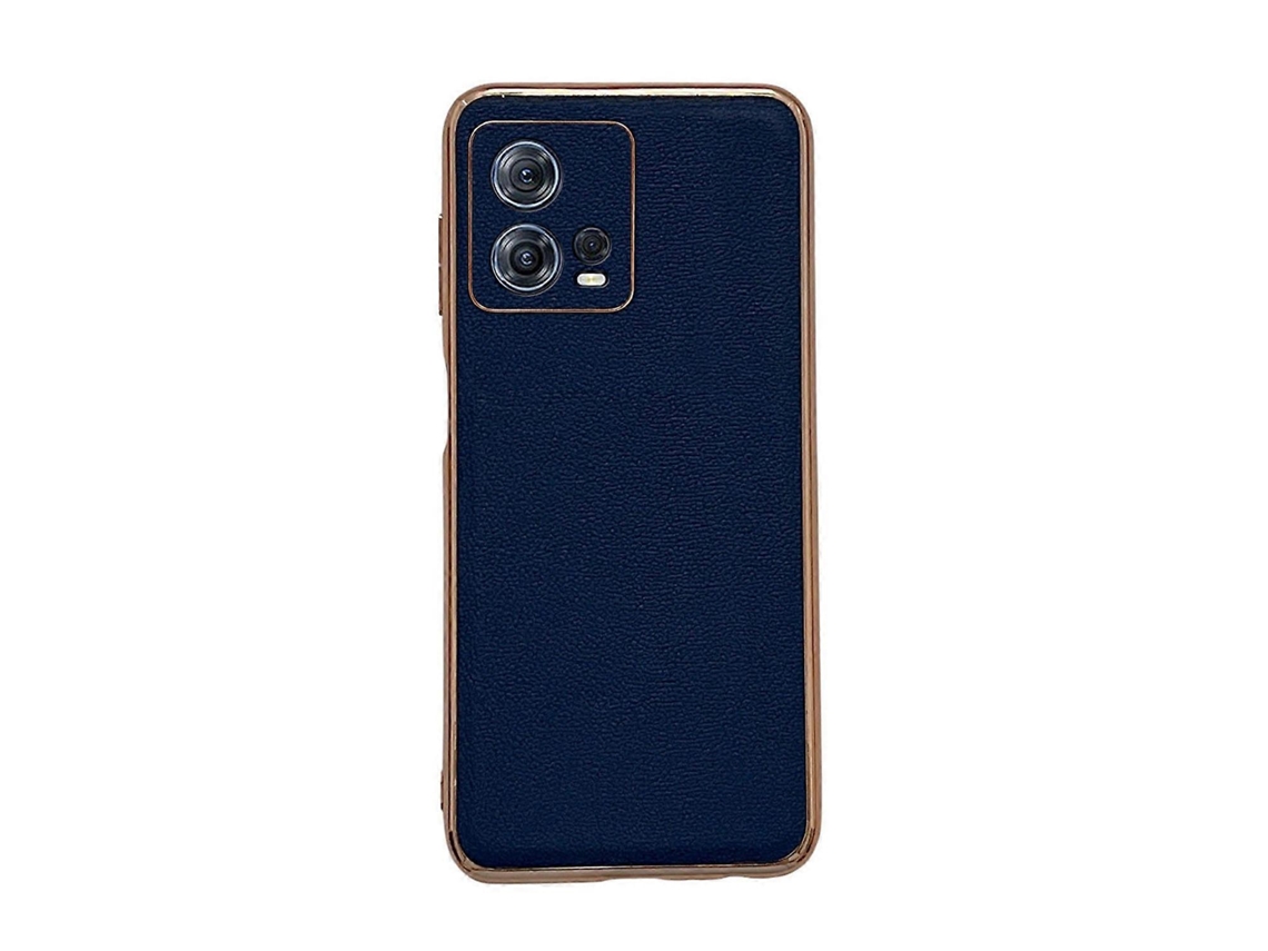 Capa De Couro Com Revestimento Nano Para Motorola Moto S30 Pro Da Série Luolai