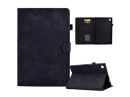 Capa De Couro Com Aba E Design De Sorriso Em Relevo Para Tablets Huawei Matepad T 10 / T 10s / Honor Pad 6 / X6