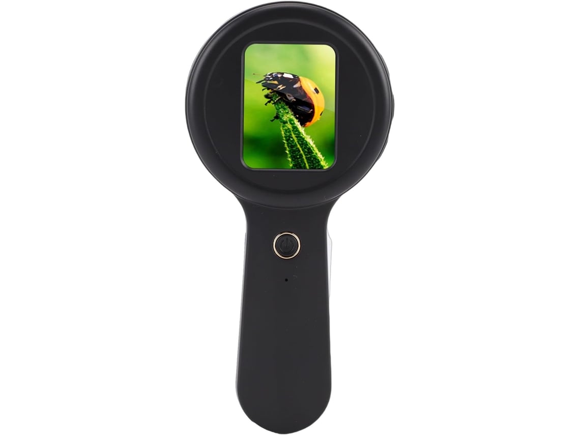 Microscópio Digital De Bolso Tangxi Para Adultos Crianças, Lupa Portátil De 200x E 2 Polegadas Com 16 Luzes