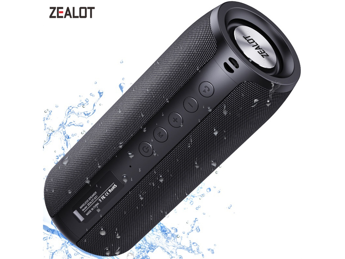 Caixa De Som Bluetooth Portátil Com Subwoofer Sem Fio, À Prova D'água Para Uso Externo.
