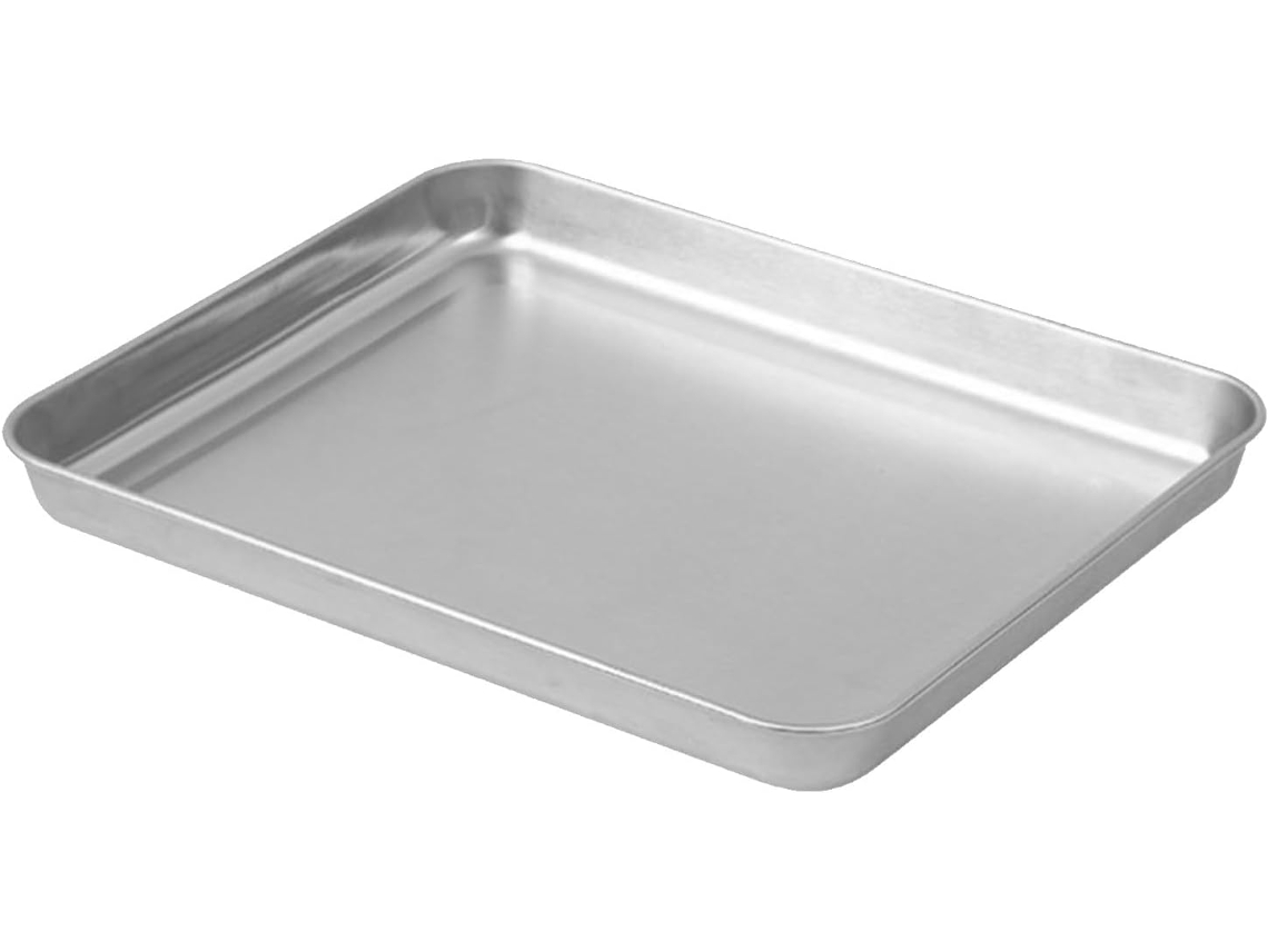 Bandeja Retangular De Aço Inoxidável Premium Espessada Para Churrasco, Grelhar