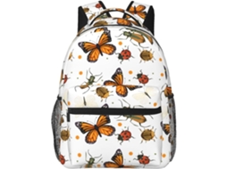 Mochila Casual Strawberry3 Para Laptop, Ideal Escola, Faculdade, Crianças, Meninos, Meninas,