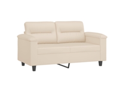 2-seater Sofa, 2-seater Sofas Vidaxl Bege Microfibra (n/a)