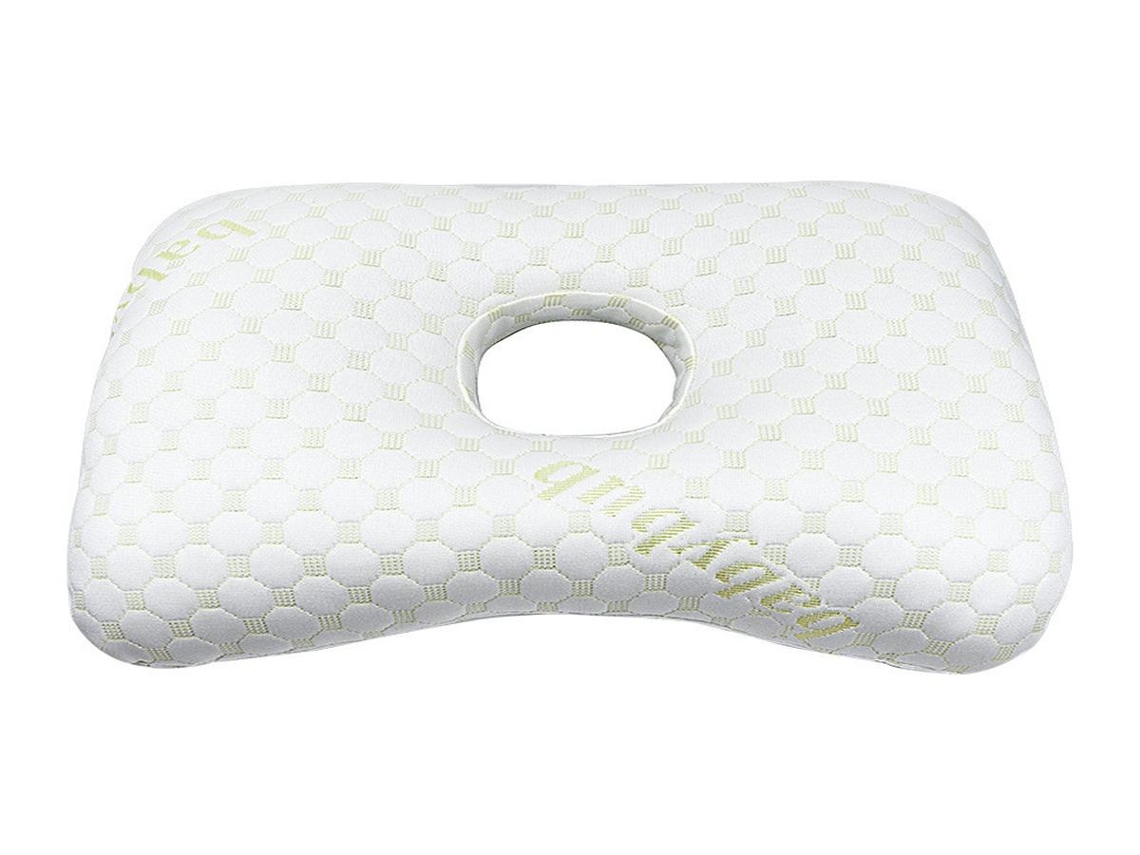 Lurelia Almofada Auricular, Ergonómica, Respirável, Lavável, Removível, Portátil, Compacta, Apoio, Dormir Lateral, 39cm / 28cm Variante 05