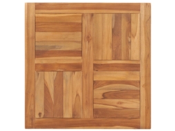 Table Top, Table Tops Vidaxl Marrom Madeira (70 X 70 Cm)