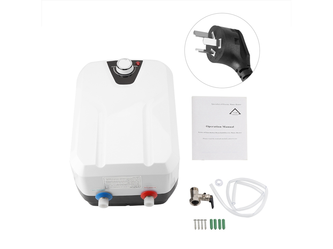 Aquecedor Elétrico 8l Compacto Com Torneira Quente Instantânea Da Laxiscreed, Seguro E Eficiente
