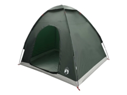 Conjunto 1 Barraca De Camping Vidaxl Verde Poliéster (190 X 140 X 105 Cm)
