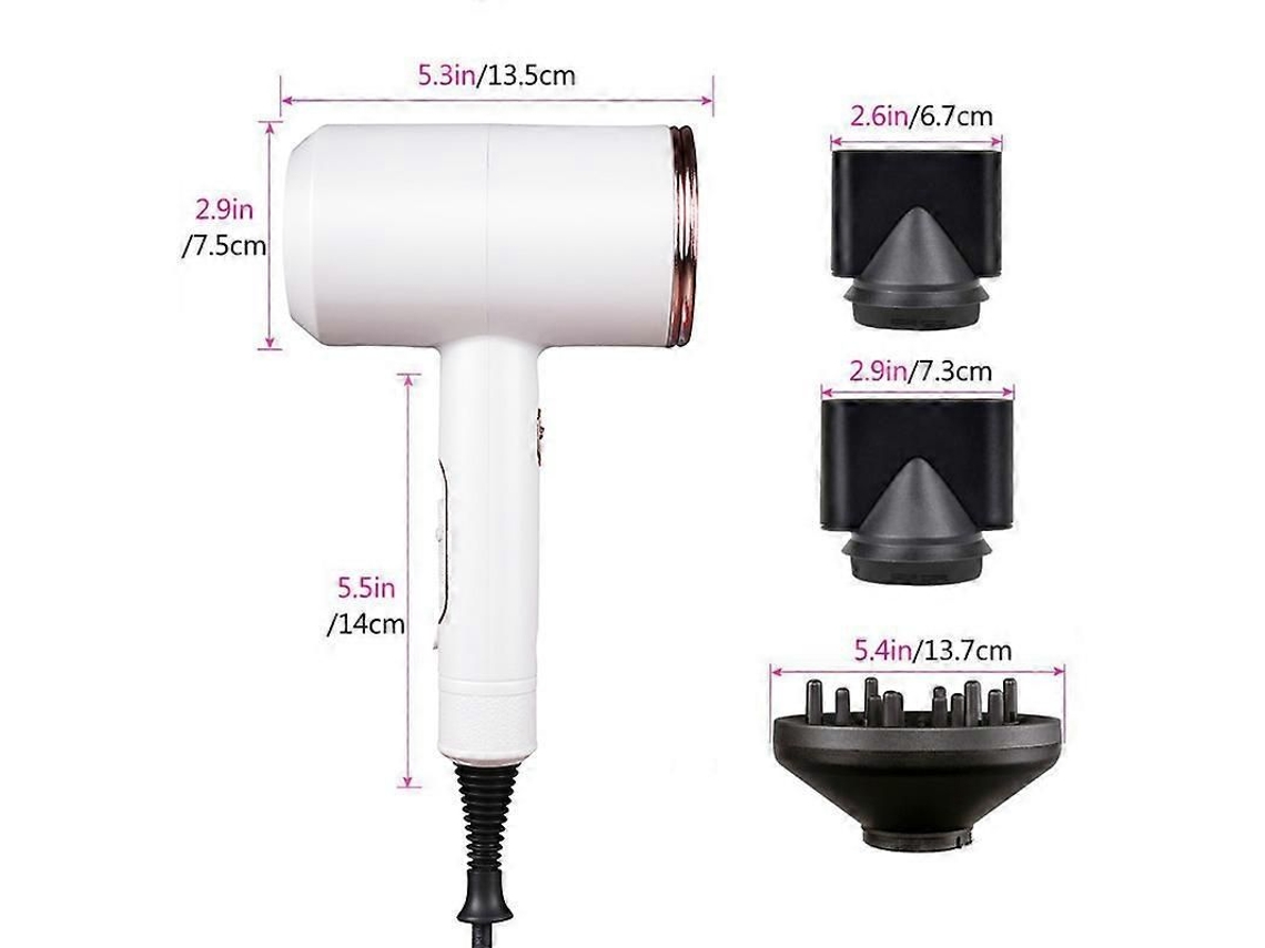 Secador De Cabelo Profissional Elétrico Para Salão De Beleza, 2000w, 2 Em 1, Com Ar Quente E Frio, Tecnologia Iônica Negativa, Vento Forte E Entr