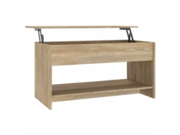 Mesa de centro Madeira Processed Carvalho Sonoma MAISON EXCLUSIVE (102x50x52,5 cm)