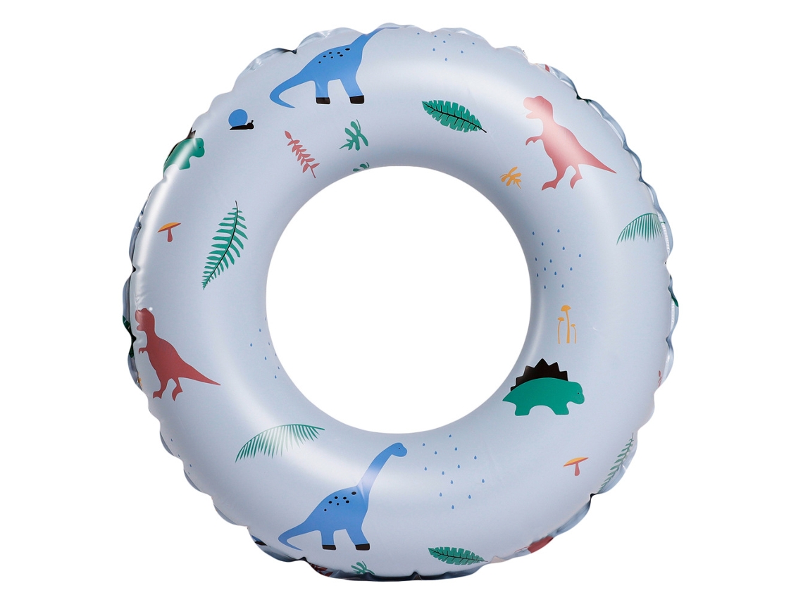 Boia infantil retrô listrada em PVC azul AQUAFORGE