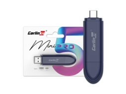 Adaptador sem fios Carlinkit Mini SE Pro para Carplay com fios original e Android Auto com fios, compatível com iOS 10 e Android 10