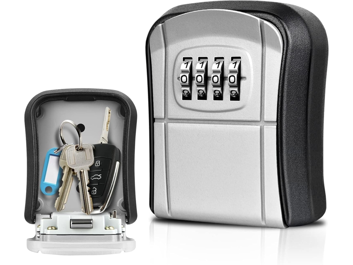 Caixa De Chaves Montada Na Parede, Mini Caixa De Chaves Para Armazenamento Externo Com Redefinição-aquaforge
