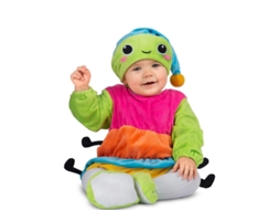 Fato de minhoca com chapéu luminoso para bebé e criança