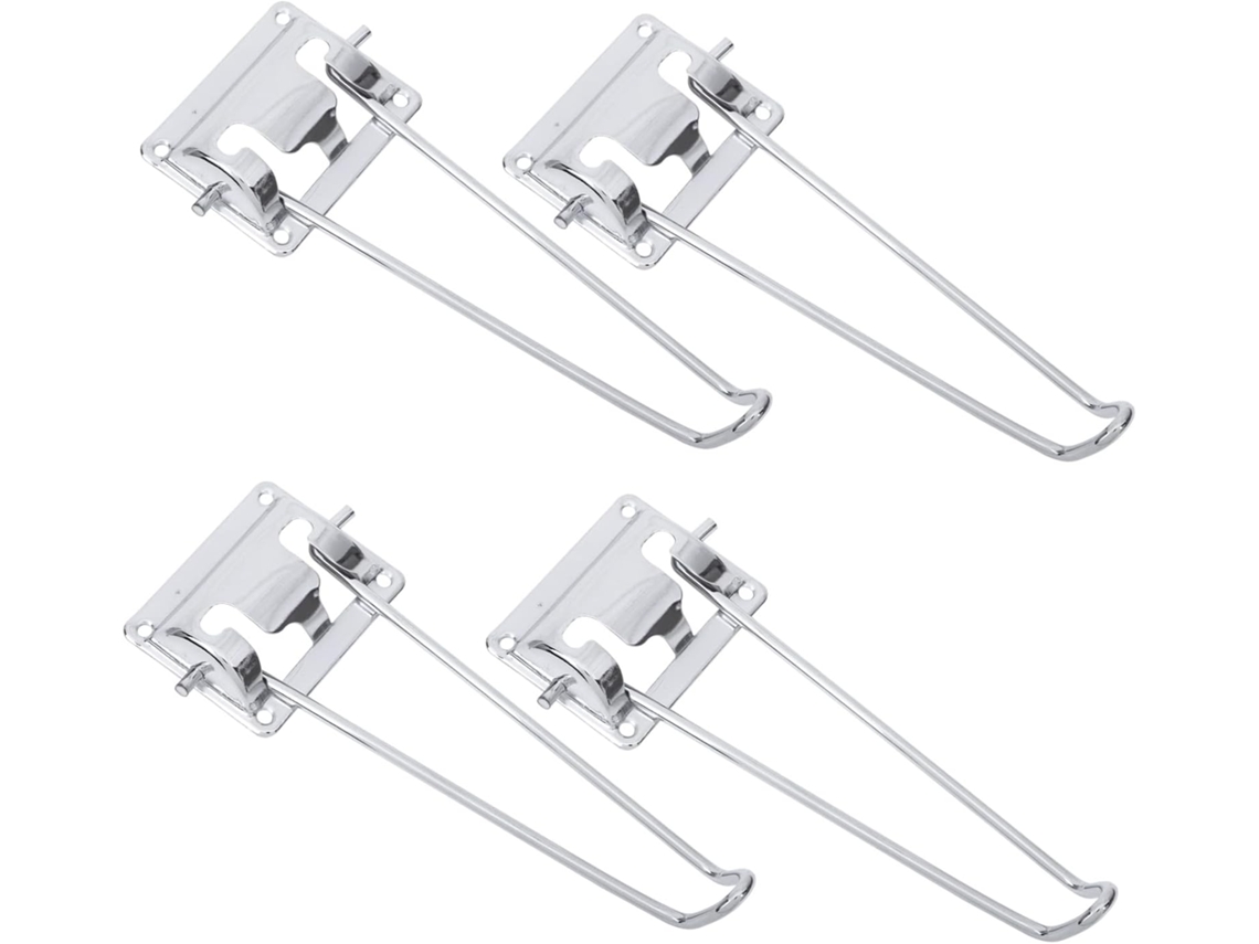 Housoutil Conjunto De 4-bases Mesa Dobráveis Metal Para Substituição Pés, Ideal Para Mesa De Computador Doméstica