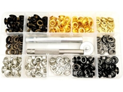 Colorful Metal Ilhós De 4 Cores Com Ferramenta Instalação Para