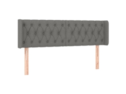 Headboard, Headboards Vidaxl Cinzeto Tecido (147 X 16 X 78/88 Cm)