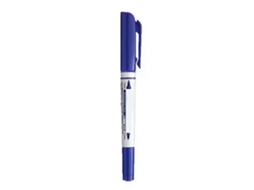 Rotulador de Base Oleosa de Doble Punta Inodoro Multiusos para Oficina, Estudio Y Pintura Azul