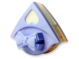 Limpiador De Janelas Magnético De Dois Lados Com Corda Para Vidros De 3-8mm, Roxo Claro