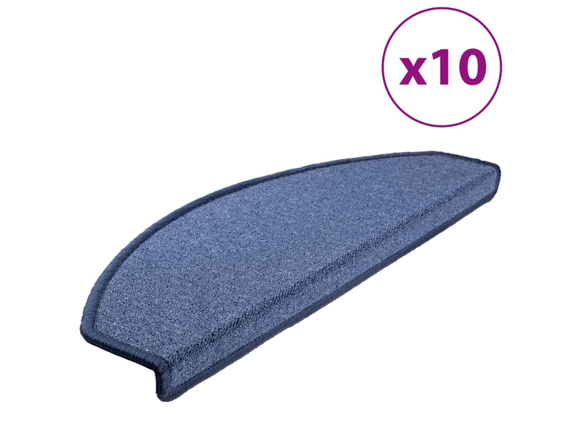 Stair Mat, Stair Mats Vidaxl Azul Polipropileno (65 X 24 X 4 Cm)