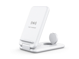Carregador Estação Carregamento Para Apple, Samsung Yizhood Seda Branco