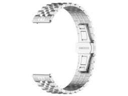 Pulseira De Aço Inoxidável De 18 Mm Para Garmin Forerunner 265s/255s/vivoactive 4s Olysi Shop