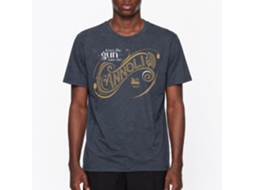Rockinstone Godfather Take The Cannoli Heather Navy Adult T-shirt Size:l