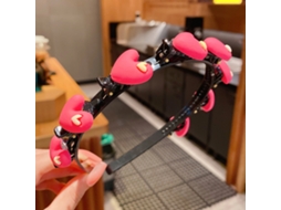 2026 diadema para Meninas com Pingente Bonito, Diadema Linda para Viagens e Vida Diária, Forma de Coração