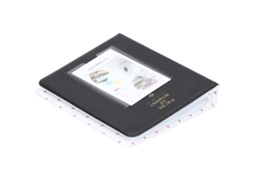 3in 64 Pockets Photo Card Storage Case Mini Photo Album For Fujifilm Instax Mini 9black LAXISCREED