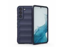 Capa Halinuia Para Samsung Galaxy M23 5g Magic Shield Tpu Flanela Azul Escuro