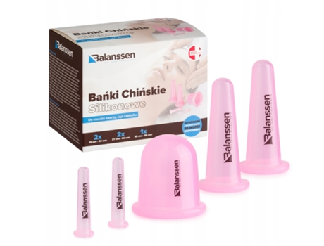 Silicone Facial Cupping Set By Balanssen, 5 Pieces Bifarm